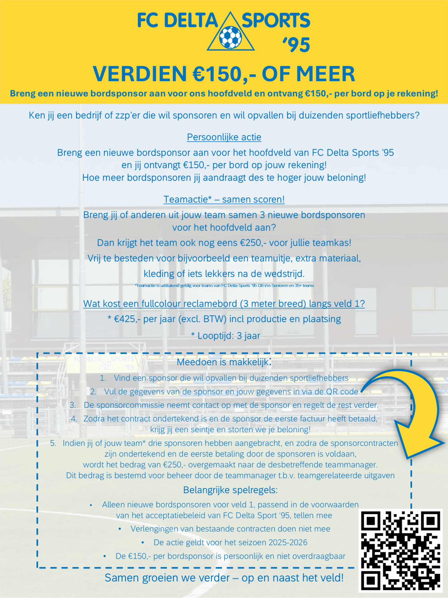 actie sponsorbord veld 1 seizoen 2025 2026 poster high res