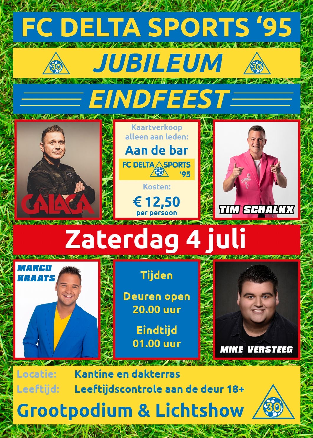 eindfeest poster